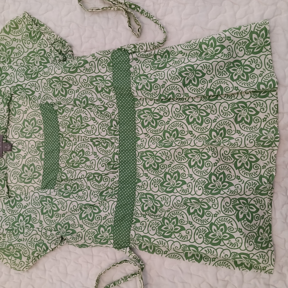 Green Floral Blouse